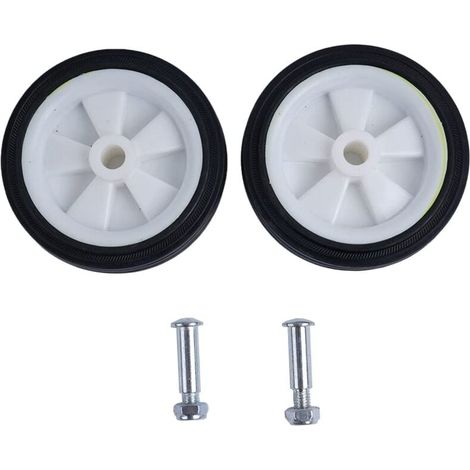Paquete de 2 ruedas para compresor de aire, accesorios para compresor de aire, ruedas de 15,7 cm, amortiguación, antideslizantes, silenciosas y estables. (1/4)