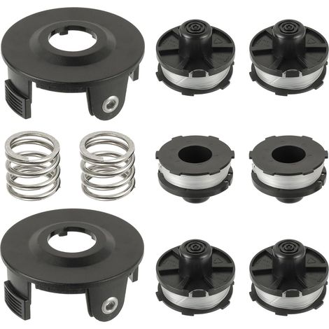 6 Bobine Fil De Rechange 8m Ø1,60 mm Nylon Pour Tondeuse Makita 18v Dur181z Système Automatique