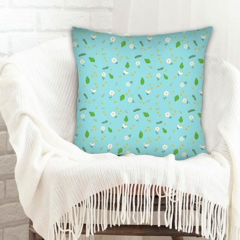 Housse de coussin 45x45 cm en polyester fermeture à glissière pour petite amie (1/5)