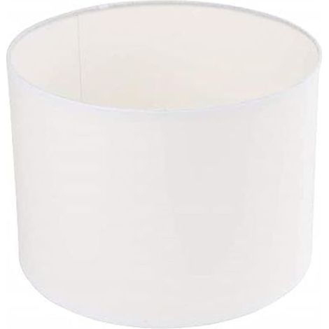 Abat-jour, rond, diamètre 25 cm, hauteur 18 cm, 100% polyester, convient pour lampe de table ou suspension (1/5)