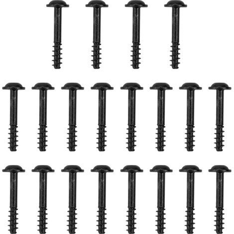 Lot de 20 vis de retenue pour boîtier de filtre à air et véhicules - Croix en acier au manganèse et vis T25, noir, convient pour voiture (pour vis T25)) (1/5)