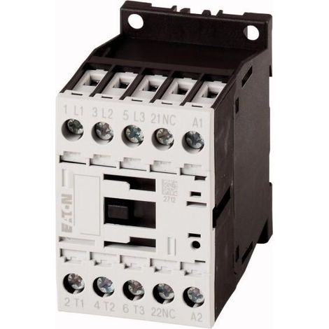Eaton Moeller DILM9-01 relé 3 polos negro gris 24 VCC