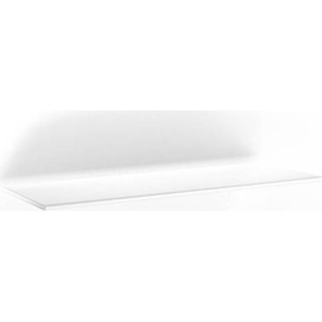 5 x MENSOLA VITRA 6 MM BIANCO 12X45 CM