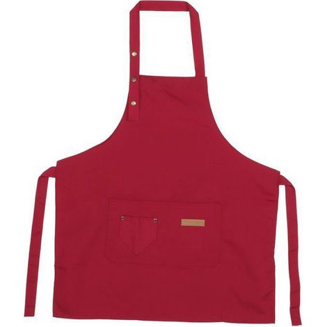 Tablier de Serveur Coton Confortable, avec Poches Rouge Maison (1/5)
