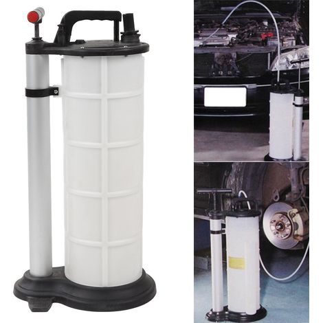 Manuelle 9-Liter-Kraftstoffabsaugvorrichtung mit Vakuumpumpe für die Kraftstoffabgabe, geeignet für Fahrzeuge und Schiffe (inkl. Luftpolsterfolie) (Übergröße) (Übergewicht) (1/5)