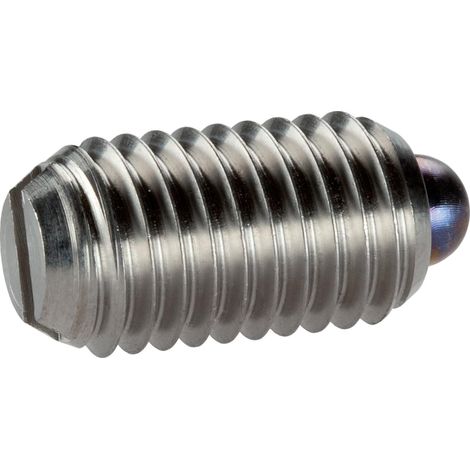 Pièce de pression à ressort, avec boulon et fente/acier inoxydable, force de ressort standard  d1=M10  22050.0510 (1/4)
