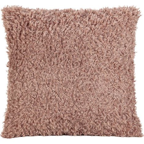 Coussin en tissu rose tout doux - rose (1/3)