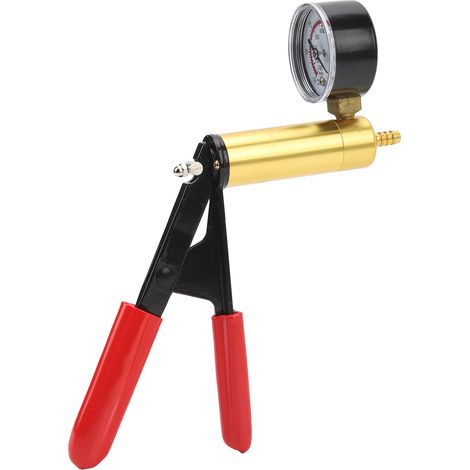 Manuelles Vakuumpumpen-Tester-Set mit Manometer und Brems-/Kupplungsentlüftungsadapter für Pkw, Lkw und Motorräder (1/5)