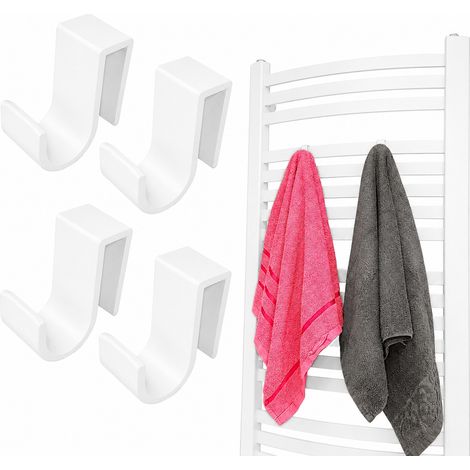 Set di 4 ganci per termosifone da 20 mm, bianchi (1/4)