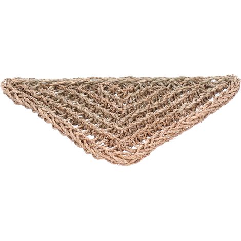 Hamac triangulaire 32x32x42cm pour lézards, tapis de couchage pour reptiles, matelas en paille, lit suspendu (1/5)