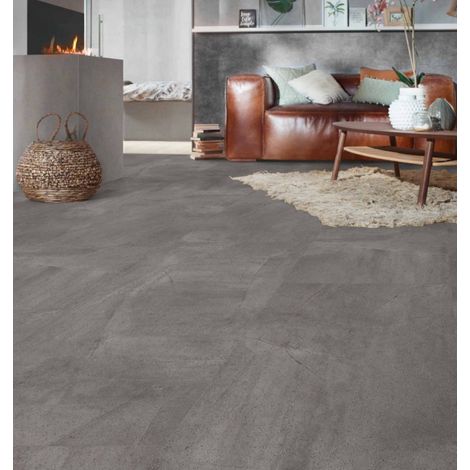 Barth & Co. Vinylboden Softec inklusive Trittschalldämmung Cement Dark Grey (1/2)