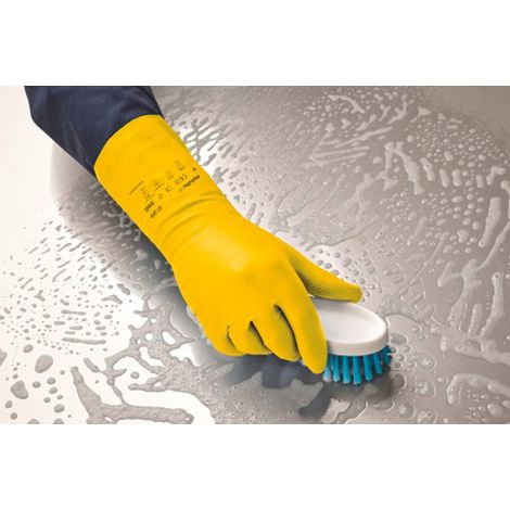 Ansell 37320070 AlphaTec® Nitril Chemiekalienhandschuh Größe (Handschuhe): 7 EN 388:2016, EN 374-5, (1/2)
