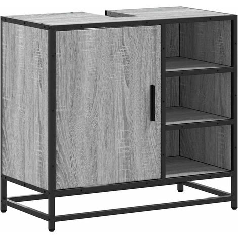 Maison Exclusive - Mobile Lavabo Bagno Grigio Sonoma 65x33x60 cm Legno Multistrato