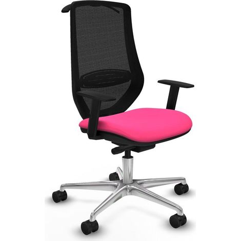 Piqueras y Crespo Mardos traslack silla de oficina rosa (1/3)