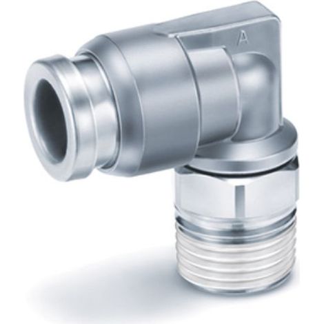 Équerre mâle SMC KQB2 vers 4 mm R 1/8 ( Prix pour 1 )