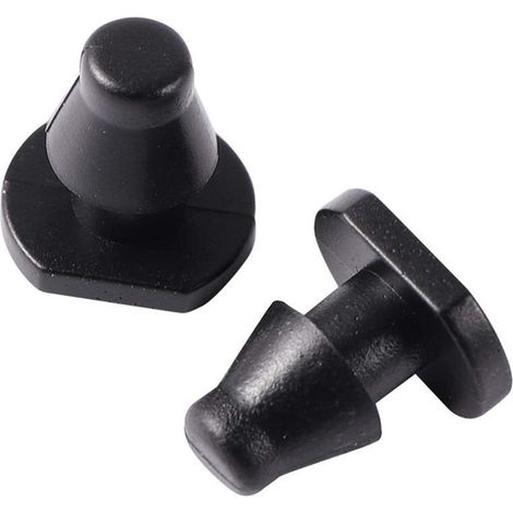 4/7" hose fittings, 1/4" water flow hose stoppers, irrigation hose end caps, hose end caps with barbs, pack of 100--DTEKGAZ