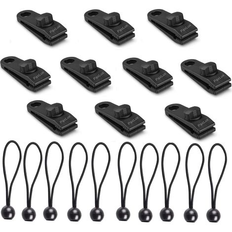 Paquete de 10 cordones elásticos para tensores de lonas - Carpas, cubiertas y toldos (1/5)