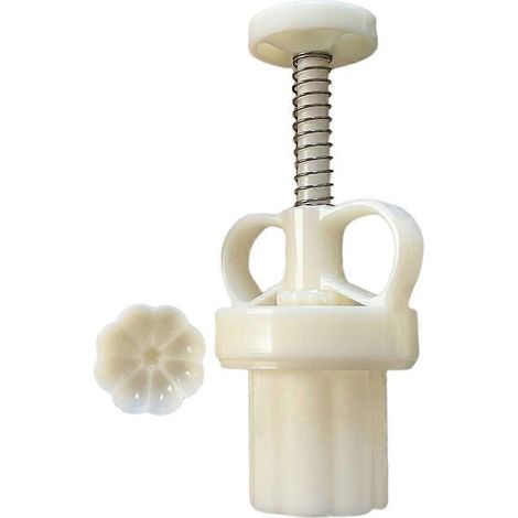 Moule à gâteau de lune en forme de petite citrouille avec tampons réutilisables (blanc) (1/4)