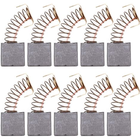 Lot de 10 burch en carbone pour meuleuse d'angle Makita CB-203 - 7 x 18 x 16 mm (1/5)