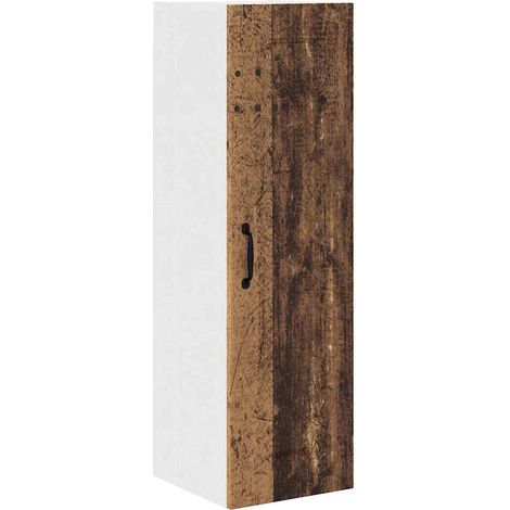 Meuble mural de cuisine,Armoire de cuisine avec porte Bois Ancien 30 x 31 x 100 cm CFW72634 (1/5)