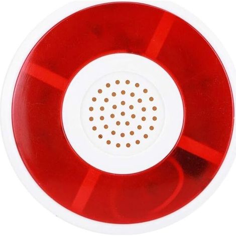 Alarme Sonore et Lumineuse 12 V avec Sirène Puissante et Flash LED Stroboscopique pour Sécurité Intérieure et Extérieure (1/4)