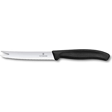 Victorinox Classic Nero Coltello per Salumi e Formaggio (1/4)