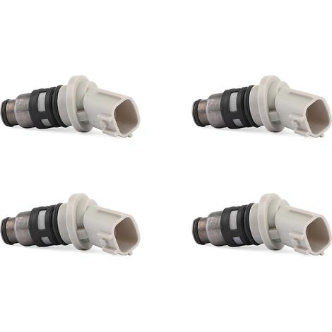 4 injecteurs de carburant compatibles avec Nissan March K11 1.0 1.3 Hatchback 92-03 16600-41B00 A46-H02 16600-93Y00 (1/5)