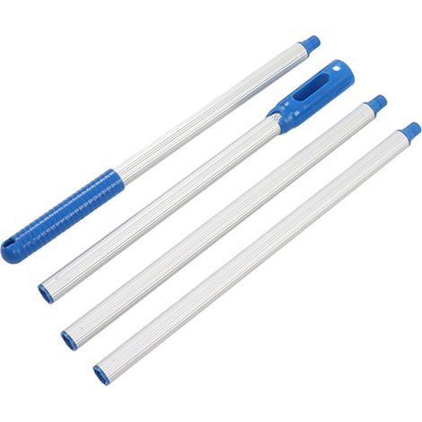 Perche télescopique en aluminium à 4 sections, perche de piscine de 1,6 mètre, accessoires de nettoyage de piscine pour épuisette, aspirateur (1/5)