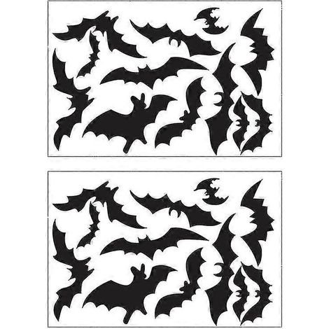 2 hojas de pegatinas de Halloween para decoración de Halloween (1/3)