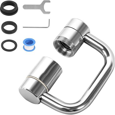Robinet à Rallonge Rotatif Multifonctionnel, 1080° Rallonge de Robinet Robinet d'extension Multifonction rotatif à Embout de Robinet Flexible Rallonge de Robinet pour Cuisine Salle de Bain (1/5)