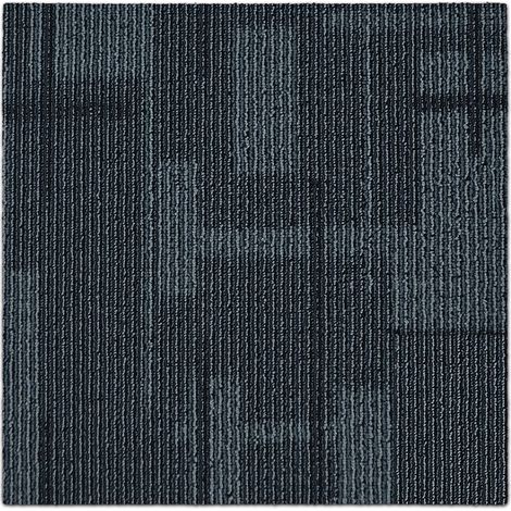 Karat – Dalles de moquette 50 x 50 cm – Antistatiques et absorbant les sons – Poils bouclés en polypropylène – Classe d'utilisation 31 pour locaux commerciaux
