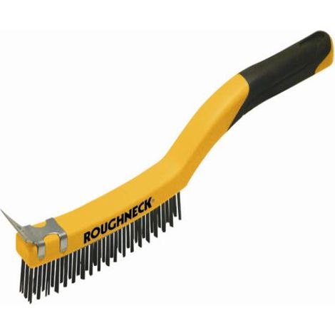 Roughneck Stainless Steel Wire Brush Soft Gri
