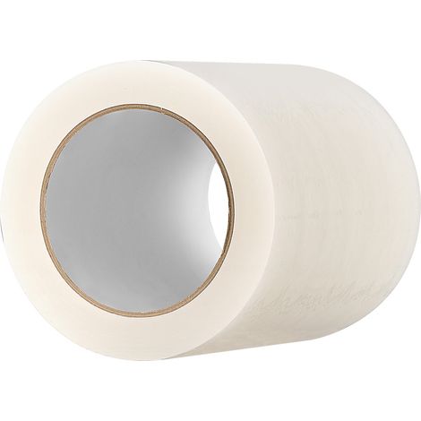 Mophorn Cinta de reparación para láminas de plástico de PE 0,15 x 32 m, grosor de 0,15 mm, parche transparente ideal para tiendas de campaña, resistente al agua y al sol, con adhesivo duradero (1/5)