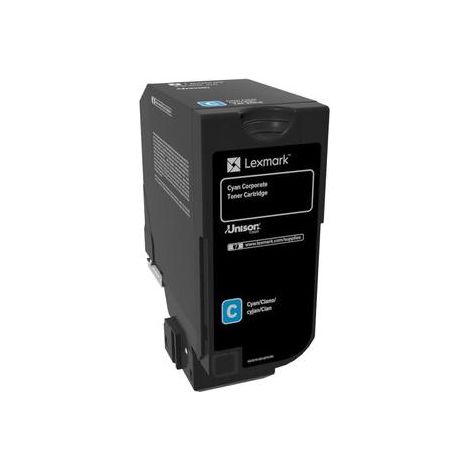 Cartuccia Toner Originale Lexmark 74C20CE - Colore Ciano, 1 Pezzo (1/2)