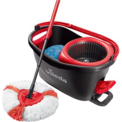 1 paquet (rouge) de recharge Balai compatibleSerpillère recharge/Turbo compatible 2en1 Vadrouille