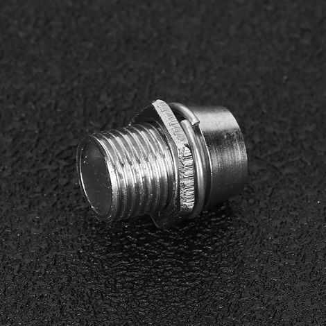Lot de 50 supports LED 5 mm en alliage galvanisé, fixation par filetage pour panneaux lumineux LED. (1/5)