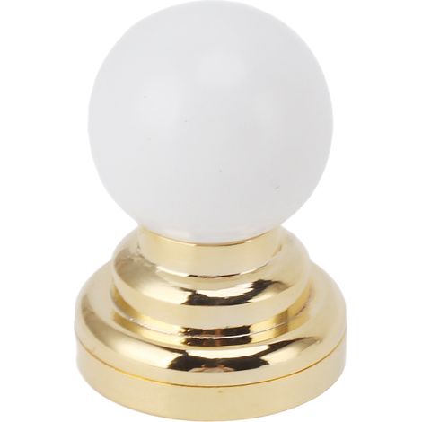 Plafonnier miniature LED rond à l'échelle 1:12 pour maison de poupée, accessoire de décoration pour mini-maison d'enfants. (1/5)