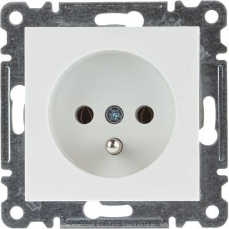 Lumina Einzelsteckdose mit/ohne 16A weiß WL1020