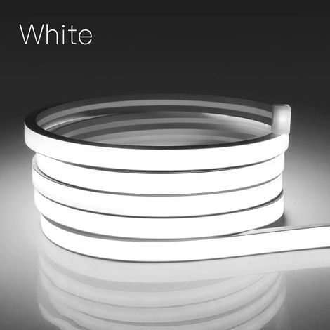 (Lumière blanche froide, 1 m) Bande néon COB en tube de silicone pur DC24V de haute qualité, étanche. (1/4)