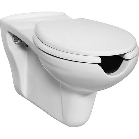 Creavit behindertengerecht barrierefrei extra lang Hänge WC + Deckel Creavit behindertengerecht barrierefrei extra lang Hänge WC + Deckel (1/4)