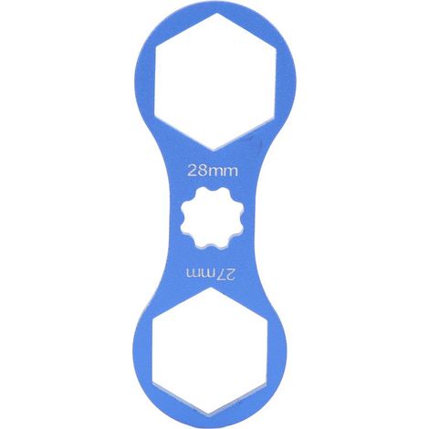 Clé pour fourche avant de vélo, couvre-épaule avant, 4mm d'épaisseur, alliage d'aluminium, transport facile, opération simple (1/5)