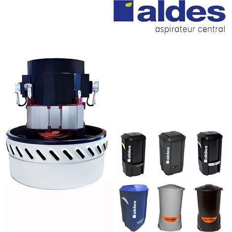 Atepac – Moteur 1300W type Aldes pour centrales d’aspiration – Compatible C.Cleaner, C.Booster, C.Power, C.Dooble, C.Blue, Dyvac – Garantie 2 ans