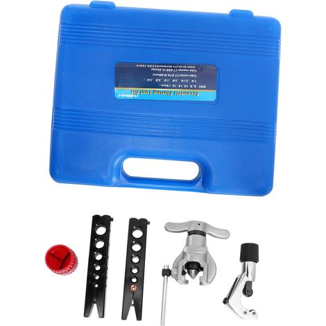 Outil D'expansion de Tube Ct-806am-f en Acier et Plastique, 1 Set Kit D'outils pour Évasement de Tubes, Outils pour Tubes en Laiton, Ambiance Estivale (1/5)