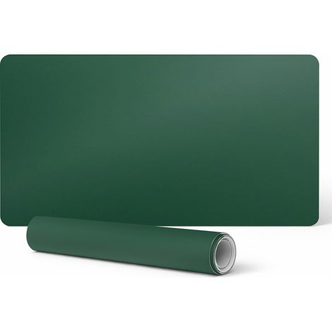 Mantel protector de mesa con estampado moderno, verde oscuro, 120x60 cm