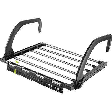 Acier Séchoir Suspendu Pliable étendoir pour Balcon accrocher sur radiateur fenêtre Bain, 40 32 2.5cm (1/5)