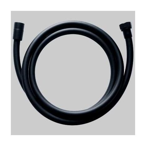 Flessibile Doccia Antitorsione Nero 1/2" Conico - Cm 175