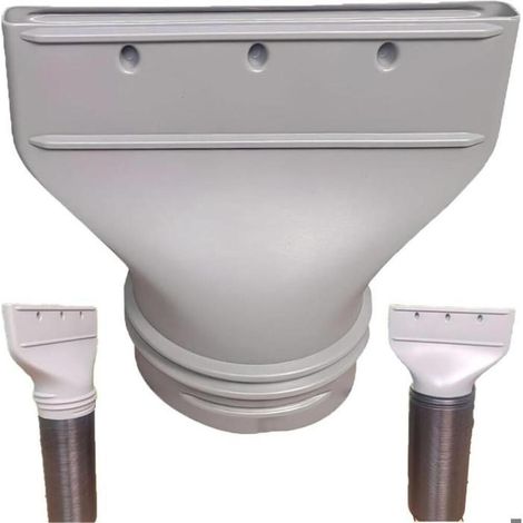 Adaptateur Plat Climatiseur Mobile Raccord Tuyau Échappement 130mm 150mm Connecteur Fenêtre Porte (1/5)