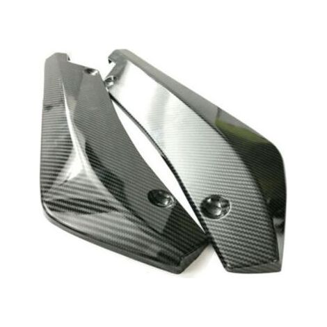 Enveloppe de barre arrière de voiture en fibre de carbone Séparateur d'angle d'enveloppe de lèvre arrière universel (1/4)