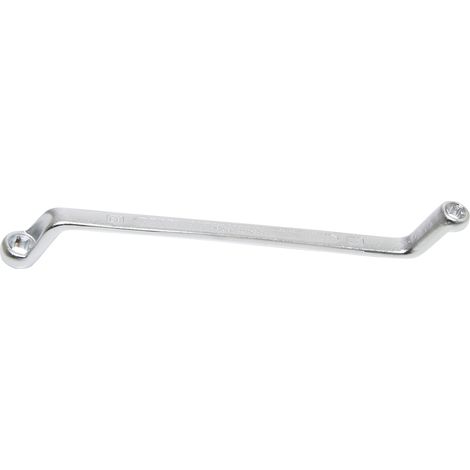 Llave de estrella doble con cabezas E-Torx acodada E6 x E8