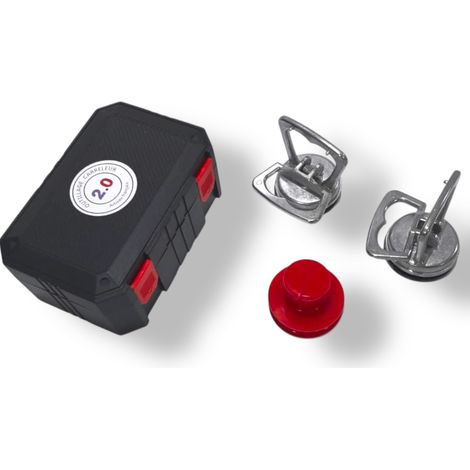 Kit de Mini Ventouses Professionnelles + Coffret Outillage Carreleur 2.0